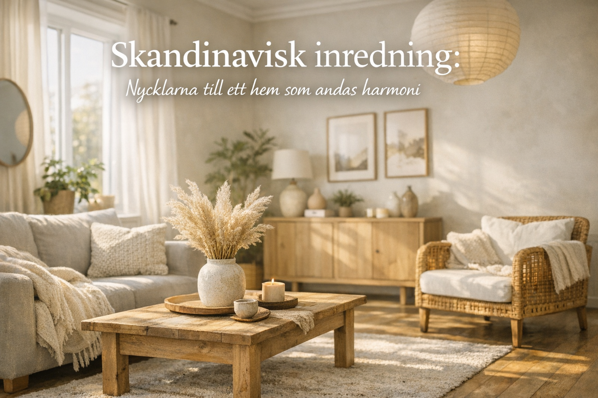 Skandinavisk inredning: nycklarna till ett hem som andas harmoni