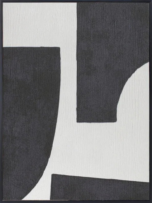 Belmore Konstverk 80×60 cm – Svartvit Väggtavla Eightmood
