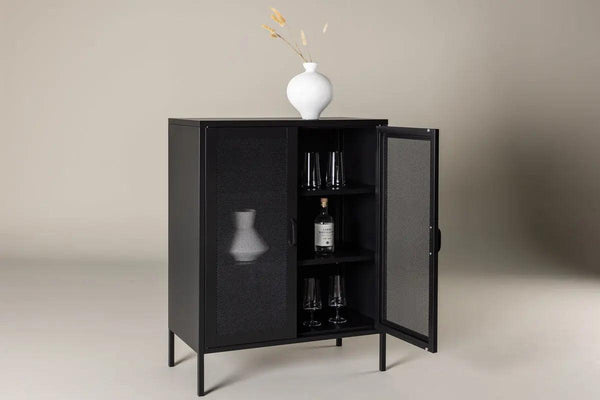 Misha Skåp 40 x 102 x 80 Svart VENTURE DESIGN