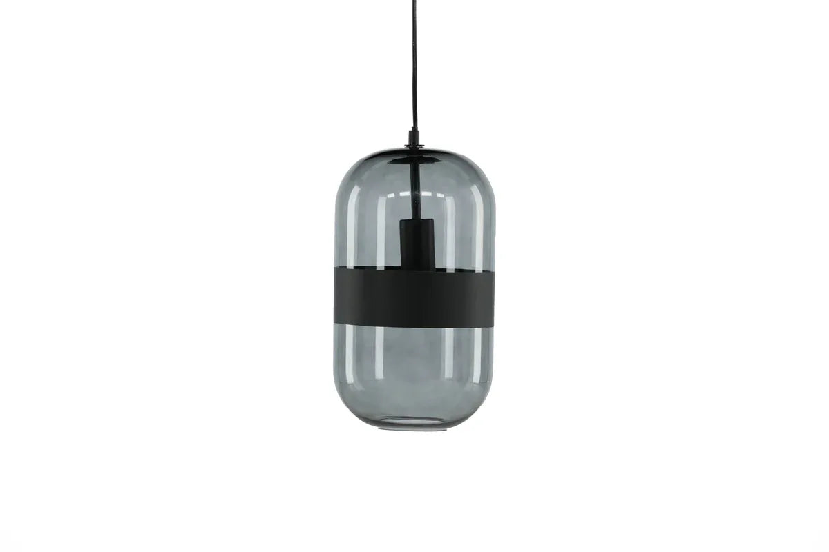 Venture Design DROPP Taklampa Svart – Modern rökfärgad glaslampa VENTURE DESIGN