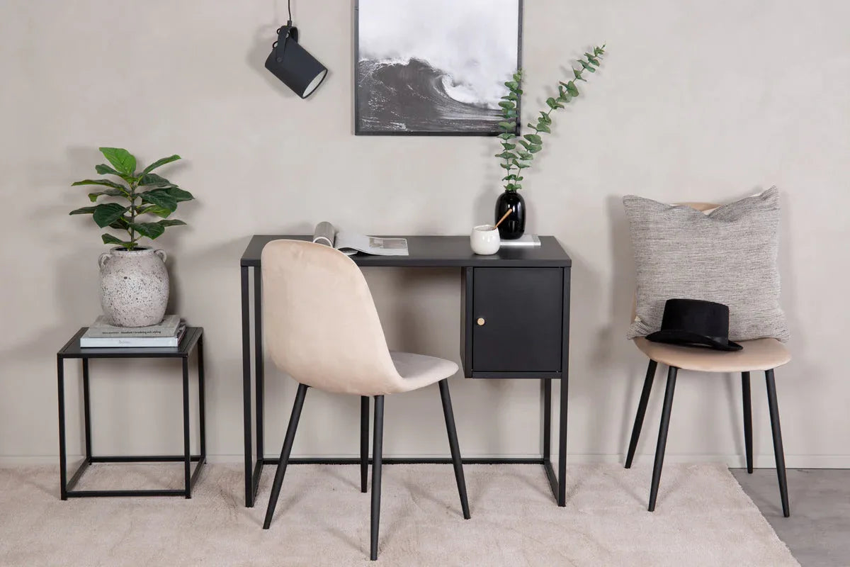 Bakal Skrivbord 95 x 45 Svart VENTURE DESIGN