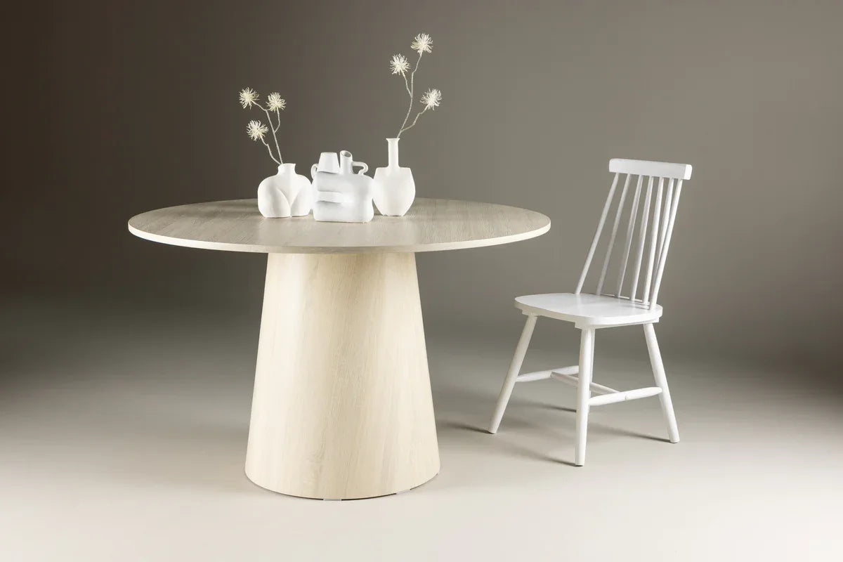 Venture Design Lanzo Matbord Ø120 – Rund Vitputsad MDF VENTURE DESIGN
