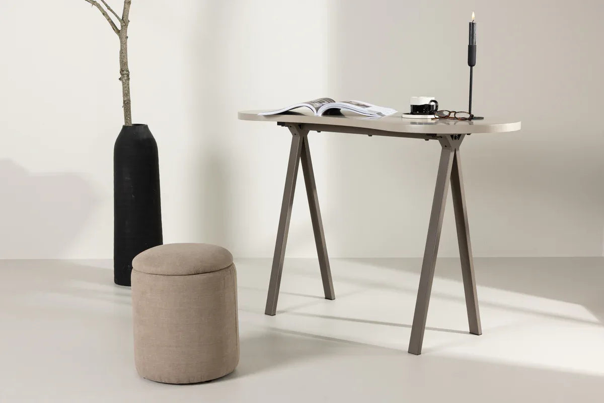 Holmestrand Skrivbord 115 x 50 Beige VENTURE DESIGN