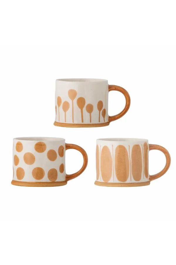 Linora Handgjord Mugg Brun Bloomingville