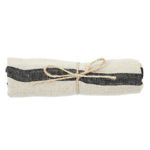 Jakobsdals Mandela 4-pack Servett Svart/Natur Jakobsdals