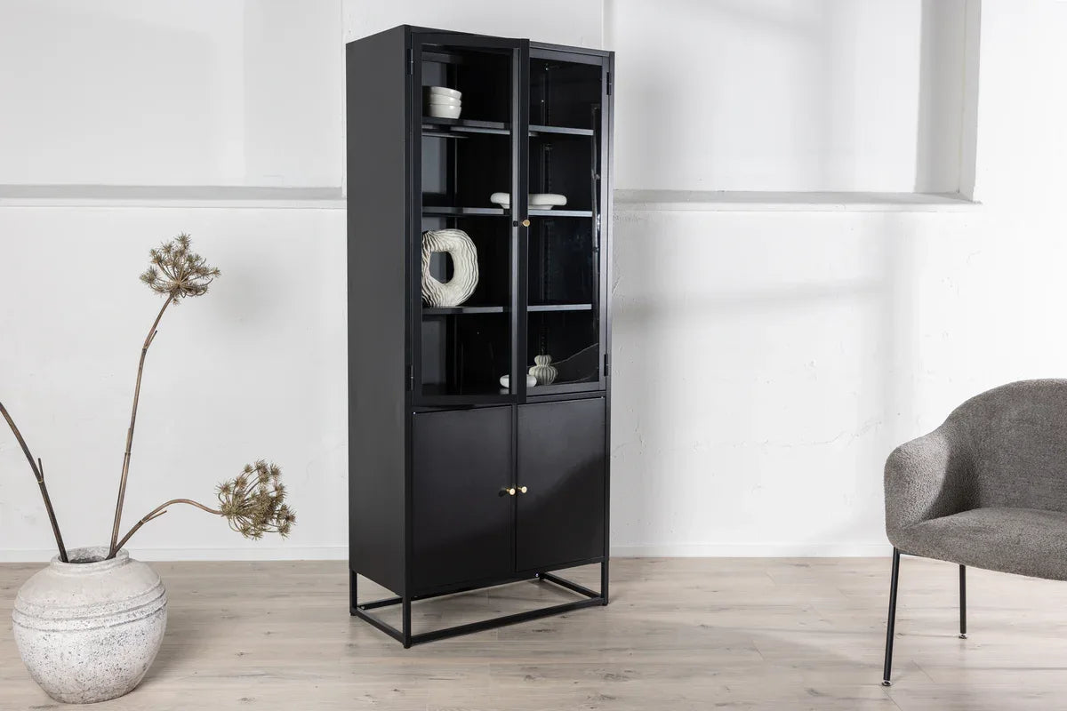 Bakal Skåp 40,5 x 190 x 80 Svart - HemHyddan