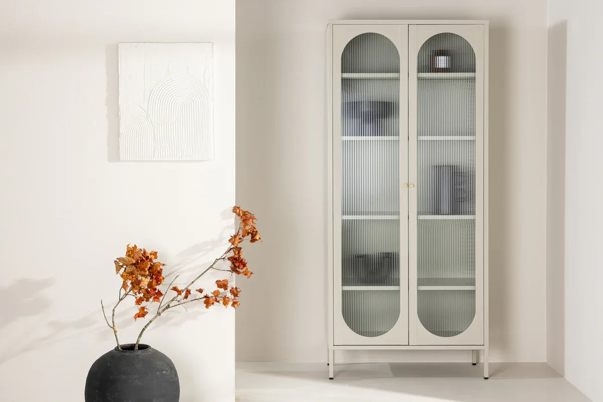 Lima Skåp 35 x 180 x 80 Beige - HemHyddan