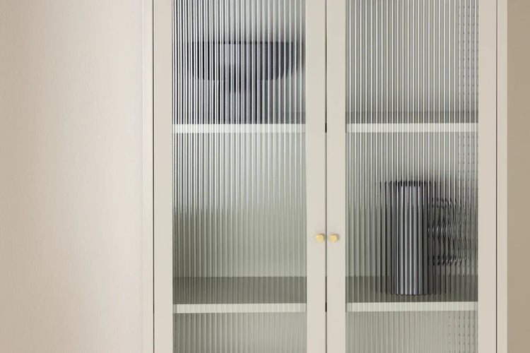 Lima Skåp 35 x 180 x 80 Beige - HemHyddan