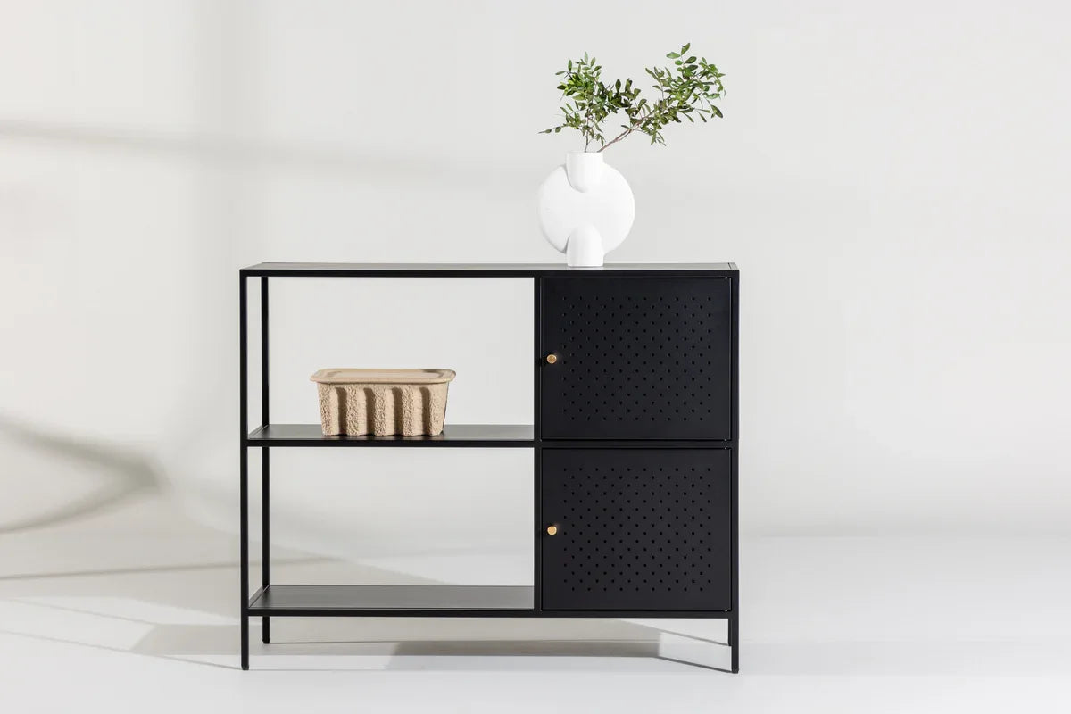 Salta Skåp 30 x 75 x 100 Svart - HemHyddan