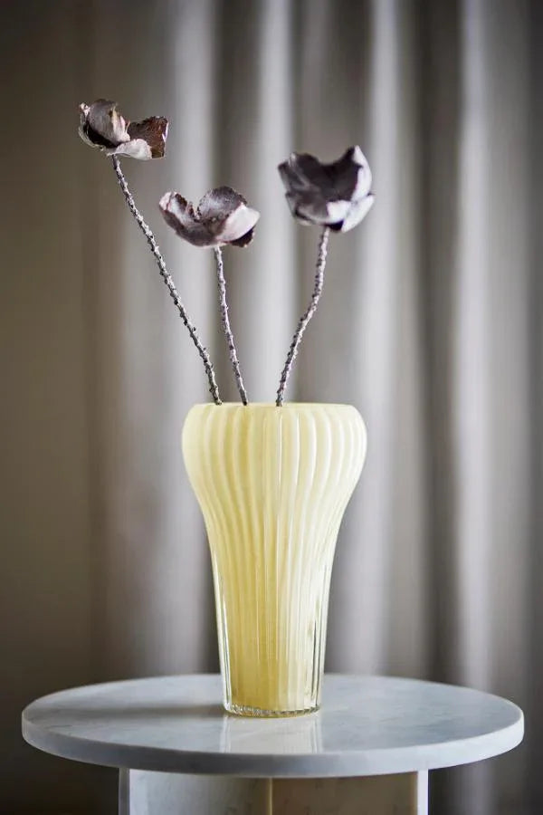 Averie Vas Glas Gul Bloomingville