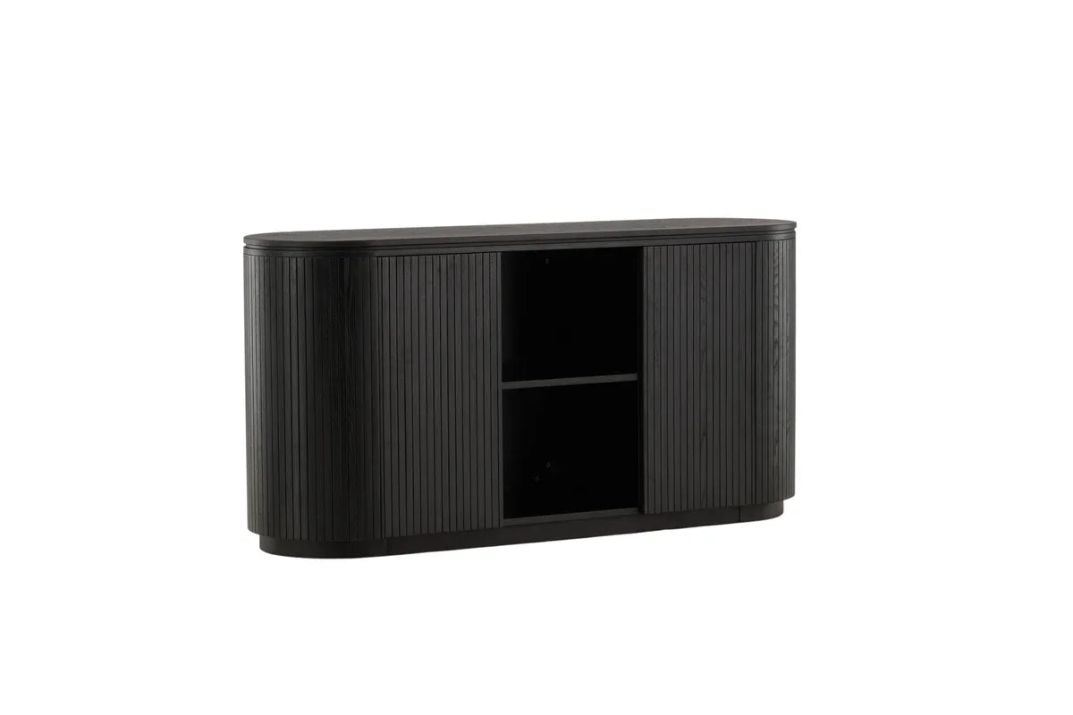 Fjällbacka Skåp 48 x 80 x 160 Svart - HemHyddan