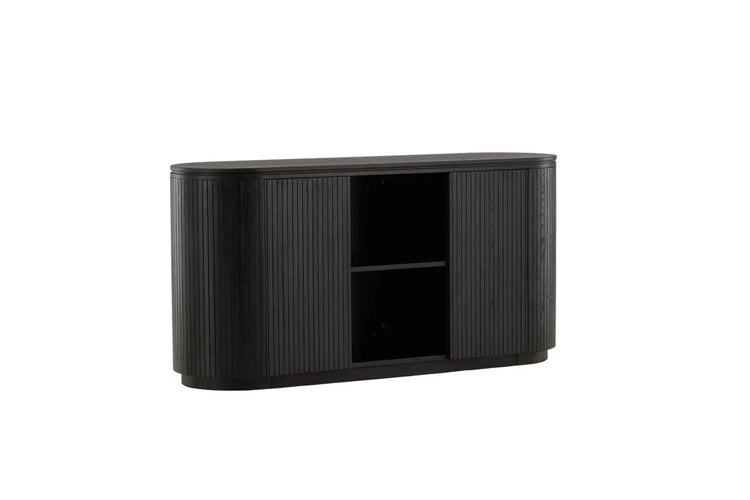 Fjällbacka Skåp 48 x 80 x 160 Svart - HemHyddan