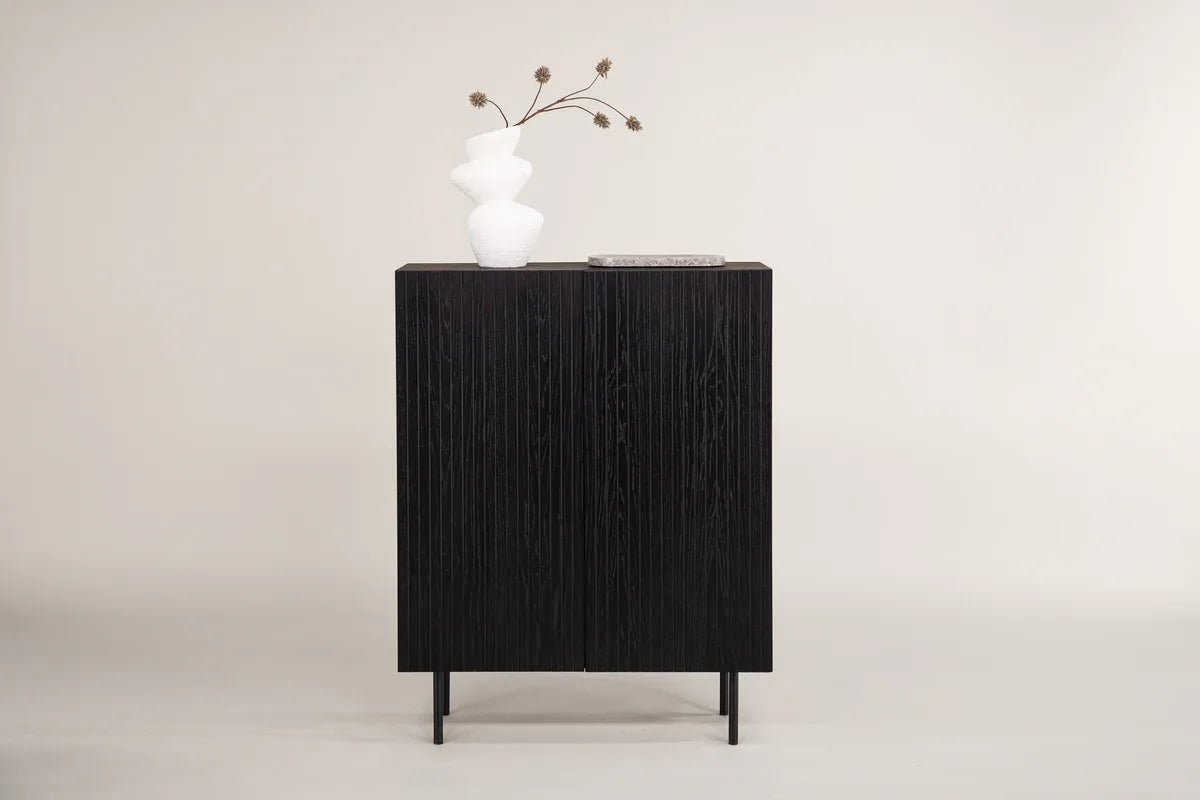 Björkön Skåp 30 x 103 x 80 Svart - HemHyddan