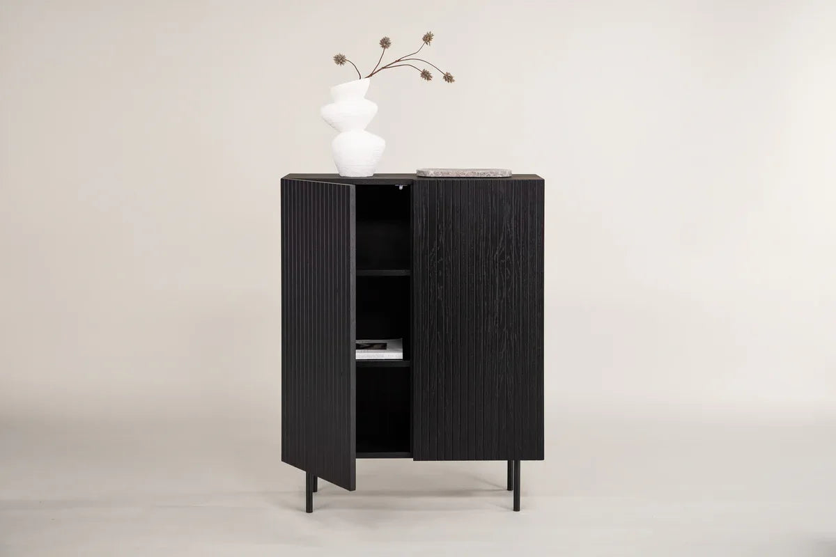 Björkön Skåp 30 x 103 x 80 Svart - HemHyddan