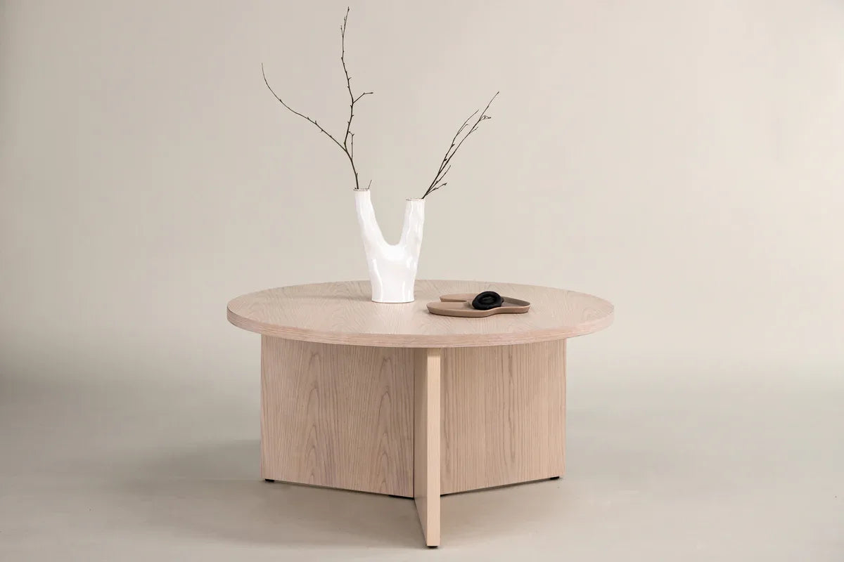 Venture Design Saltö Soffbord ⌀65 Beige VENTURE DESIGN