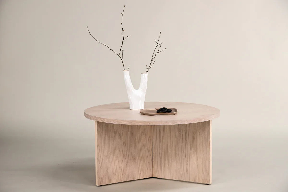 Venture Design Saltö Soffbord ⌀65 Beige VENTURE DESIGN
