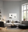 Cartus 3D Väggkonst 120×80 cm – Svartvit Relieftavla Eightmood