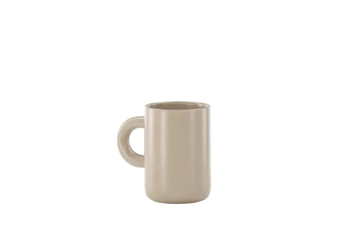 Venture Design Active Kopp 2‑pack – Beige | Keramik Ø7 cm VENTURE DESIGN