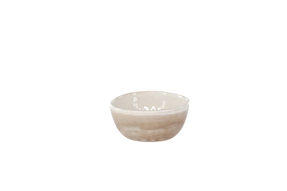 Venture Design Jublie Skål 2‑pack – Beige Stengods Ø9 cm Modern Serveringsskål VENTURE DESIGN