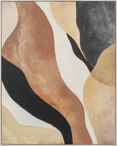 Eightmood Forest Still PrintXPaint Tavla med Ram 100×80 cm - Sand/Beige Eightmood