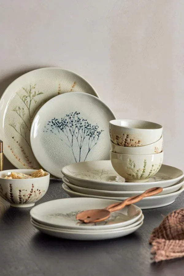 Bea Frukostset Stengods Natur Bloomingville