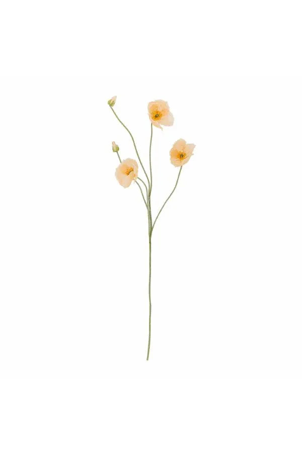 Konstgjord Blomma Valmoblomma Stjälk Natur Bloomingville
