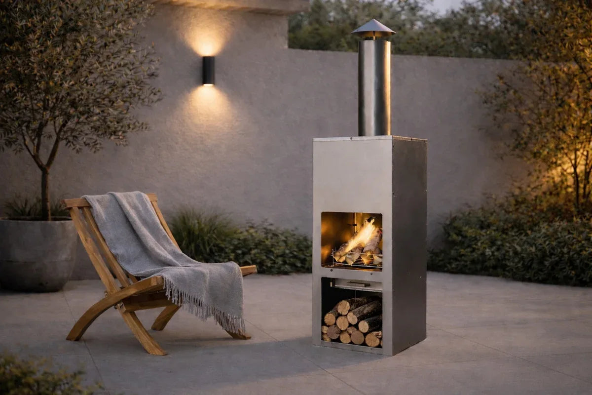 Venture Design Makarima Eldfat i stål – stilren och robust firepit VENTURE DESIGN