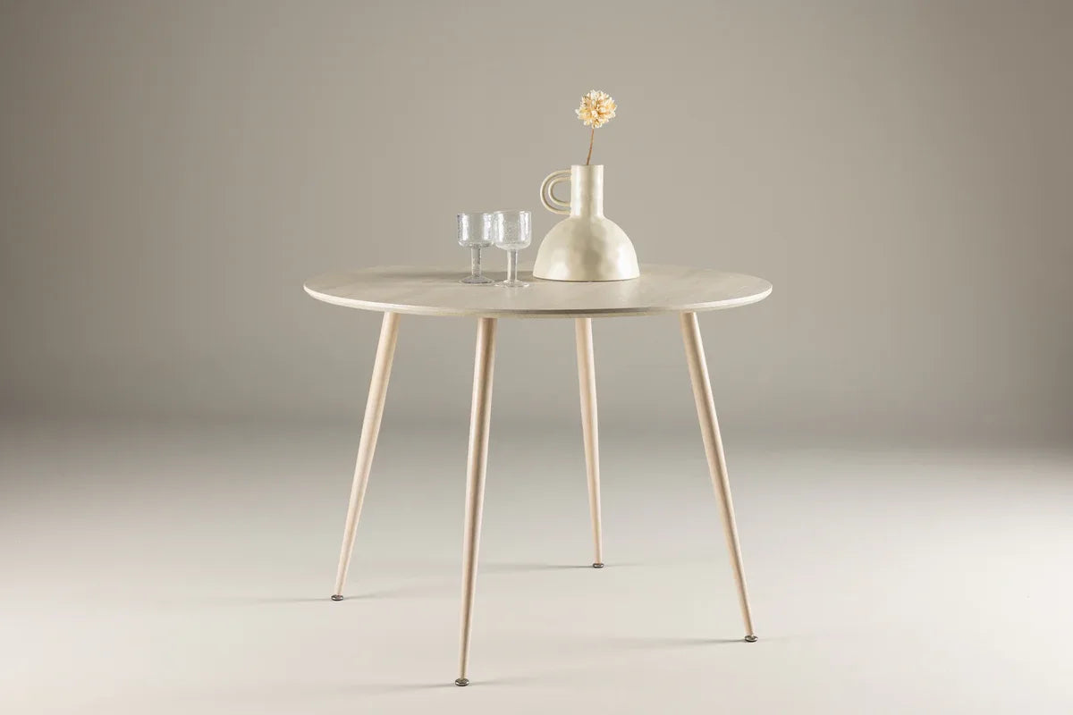 Venture Design Plaza Matbord Ø100 – Rund MDF i Vitputs VENTURE DESIGN
