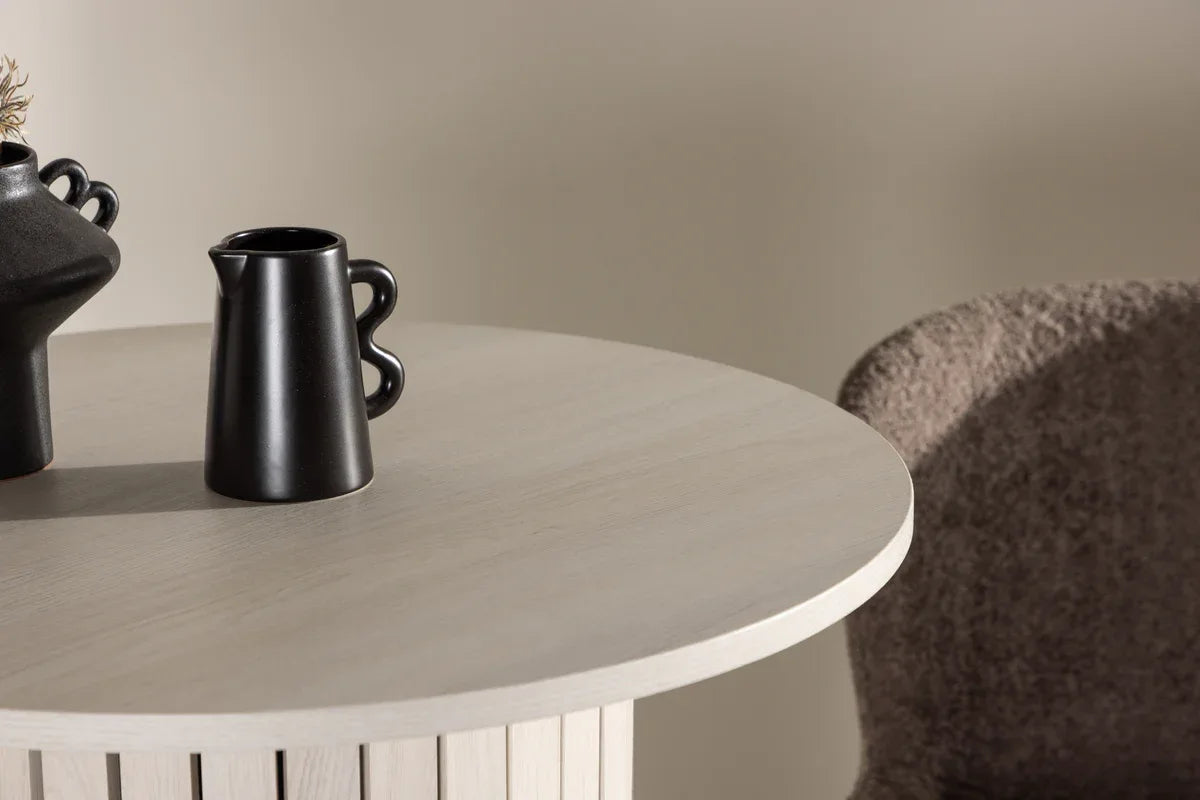 Venture Design Härön Barbord Ø70 – Rund Vit MDF med Stålstativ VENTURE DESIGN