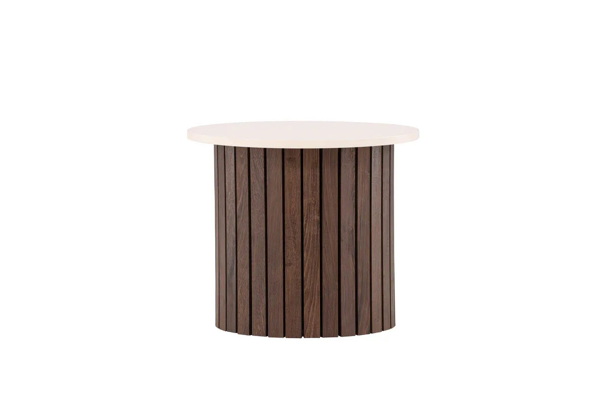 Visingsö Sidobord ⌀52 Beige - HemHyddan