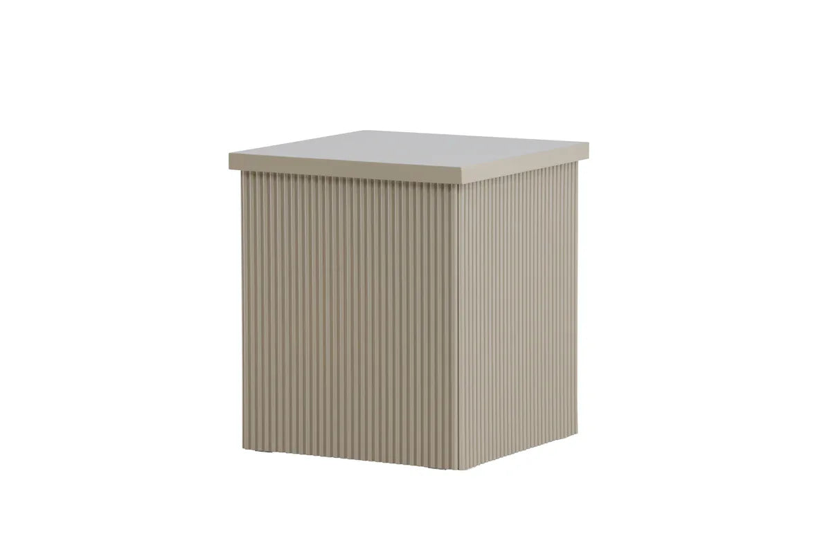 Lenox Sidobord 40 x 40 Beige - HemHyddan