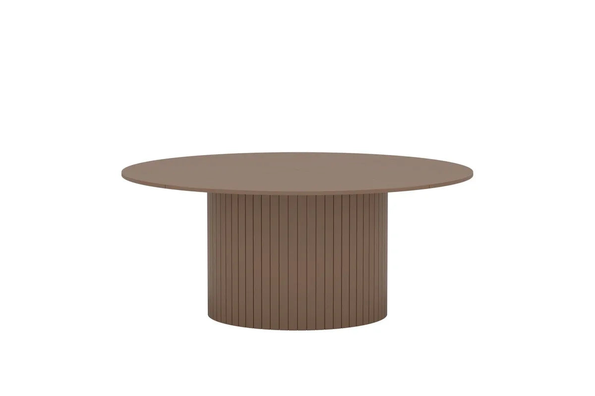 Venture Design Hä­rön Matbord Ø110 – Rund Matgrupp i Brun MDF VENTURE DESIGN