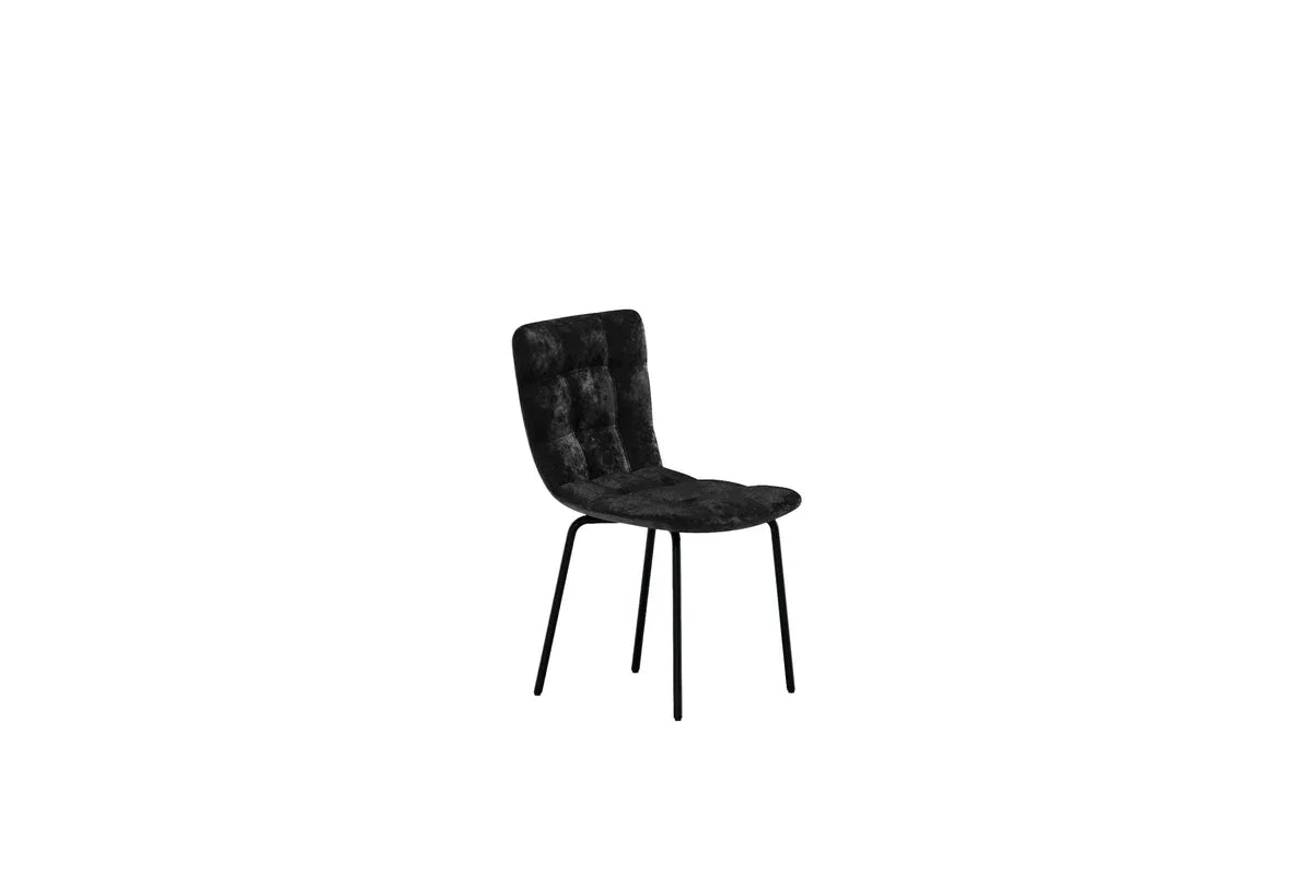 Venture Design Punsch Matstol – Svart Sammet med järnbet VENTURE DESIGN