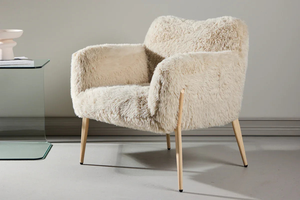 Zenzi Fåtöljer Beige - HemHyddan