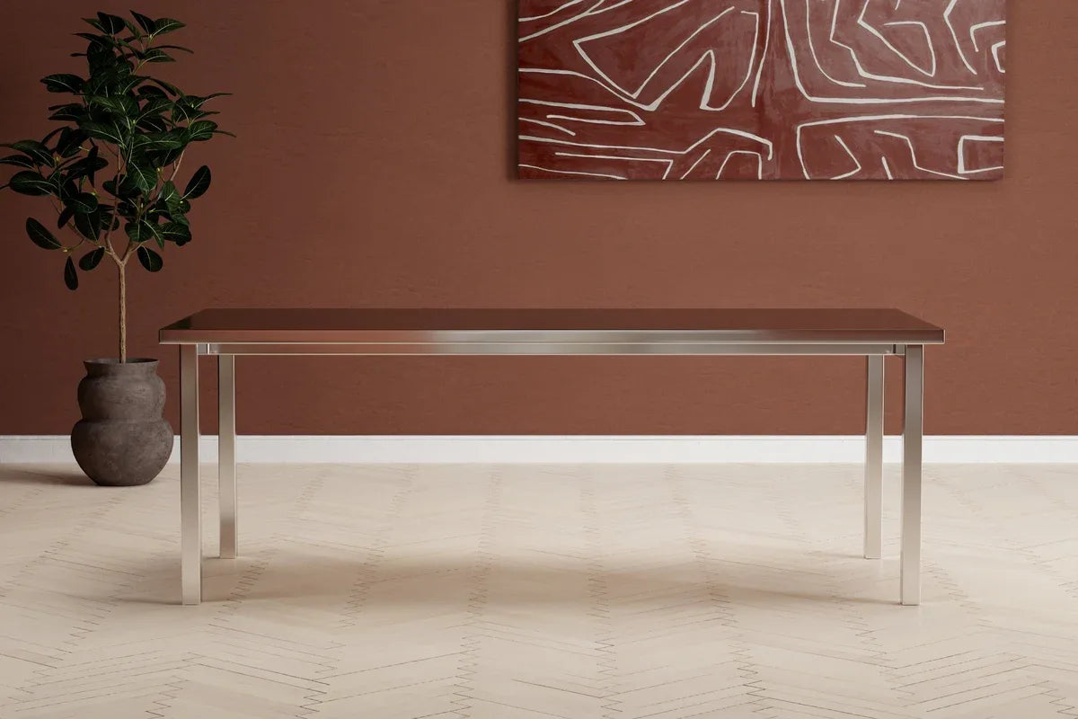Venture Design CILO Matbord 210x95 – Silver VENTURE DESIGN