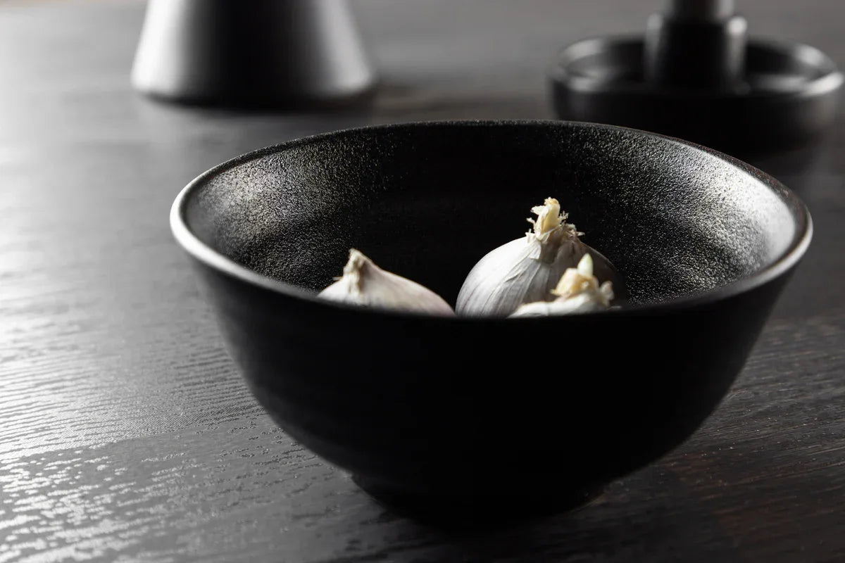 Venture Design Wabi Sabi Skål 2‑pack – Matt Svart Ø12 cm | Elegant Porslinsskål VENTURE DESIGN