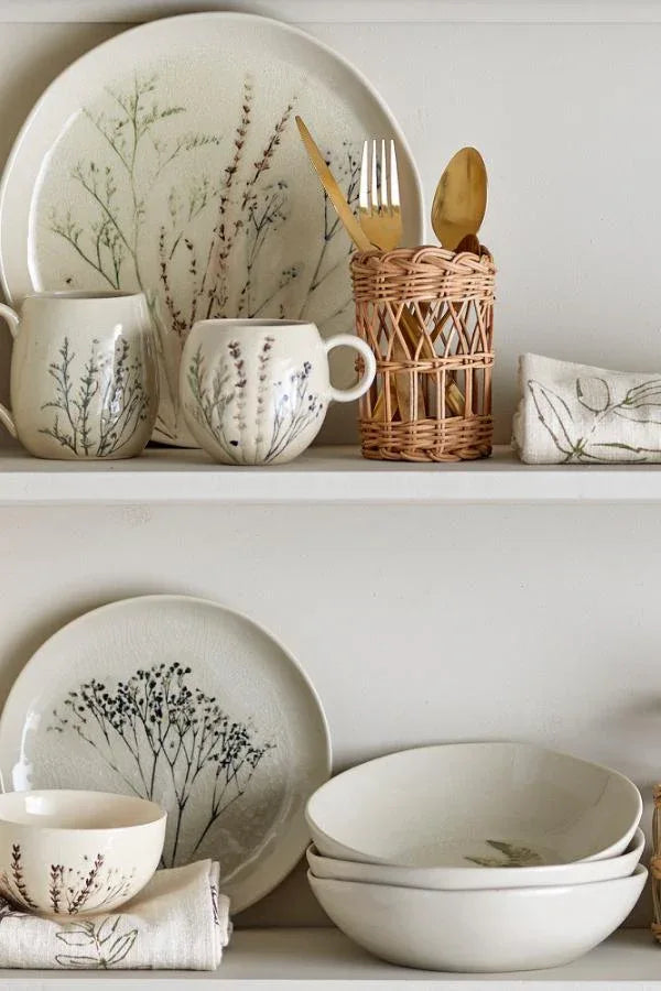 Bea Frukostset Stengods Natur Bloomingville