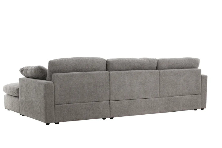 Venture Design Amalfi Hörnsoffa – Mörkgrå Tygsoffa | Modern & Flexibel Hörnsoffa VENTURE DESIGN
