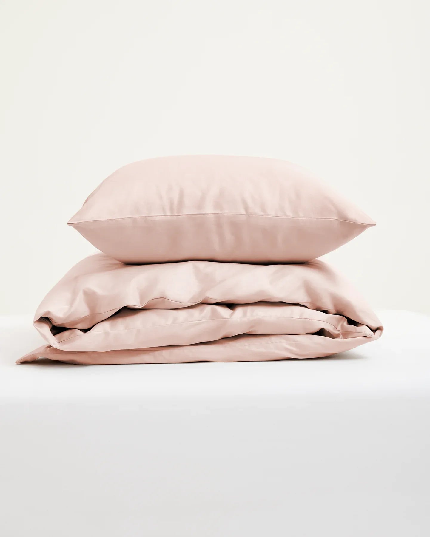 Arkipelag Bäddset Blank Rosa 150x210 Enkeltäcke Påslakan + Örngott Arkipelag