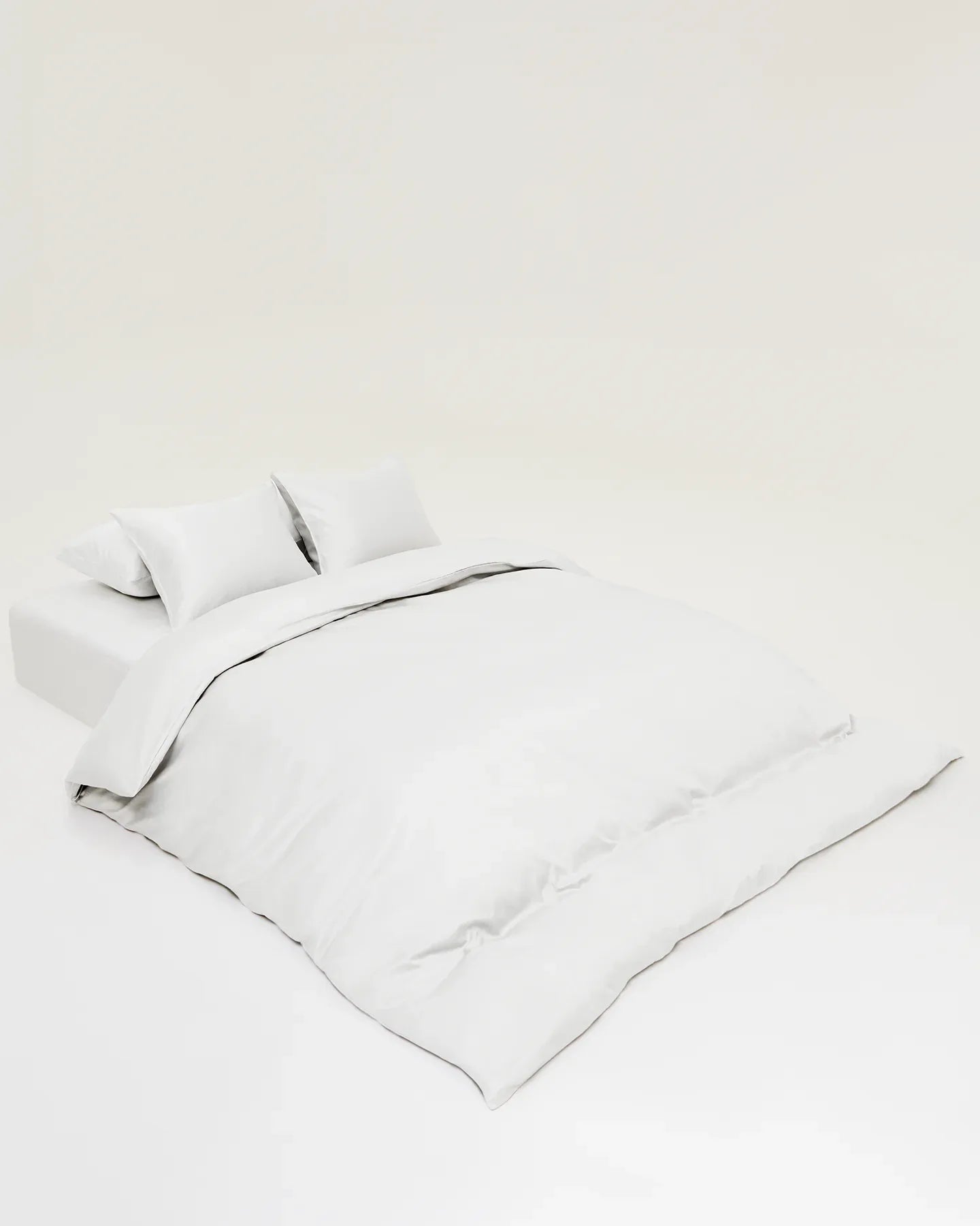 Arkipelag Bäddset Blank Vit 220x220 Påslakan + 2 Örngott Arkipelag