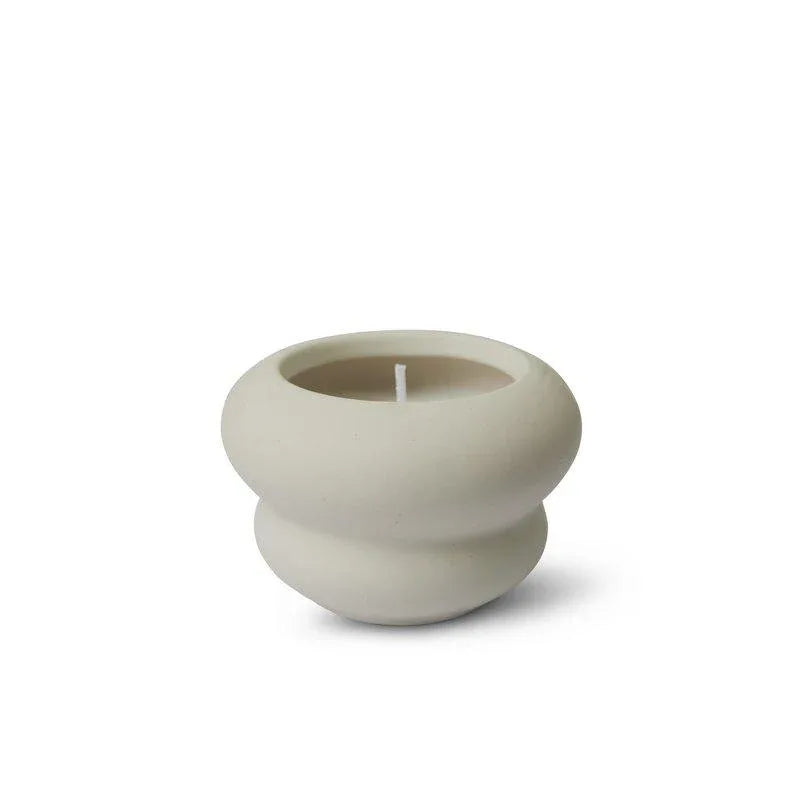 Jakobsdals DI GOMMA Doftljus Träig Salvia & Havssalt – Offwhite Keramik