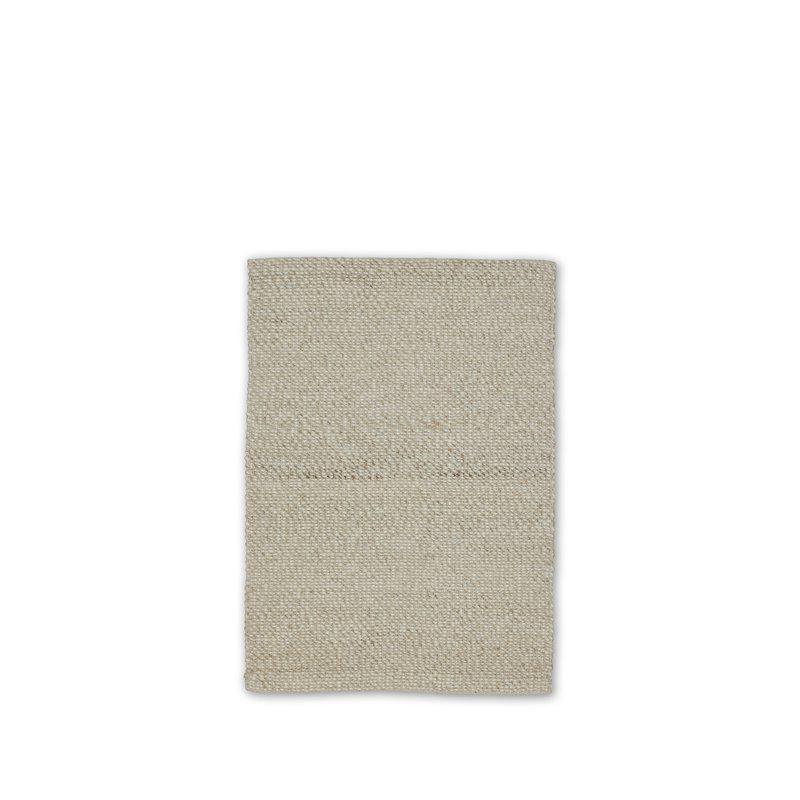 Boel & Jan Edita Matta 60x90cm Handvävd Ull Beige Boel & Jan