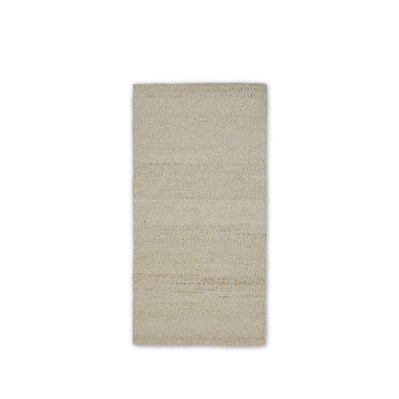 Boel & Jan Edita Matta 70x140cmHandvävd Ull Beige Boel & Jan