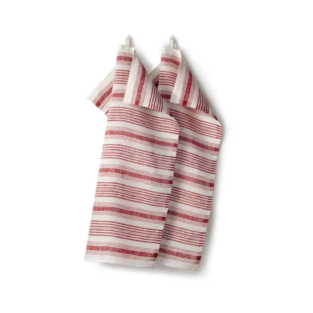 Kökshandduk 2-pack 50x70 cm, Gästabud Röd Axlings