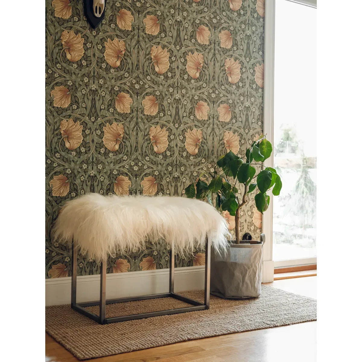 Skinnwille Molly Fårskinn 60x90 cm - Natur Vit Skinnwille