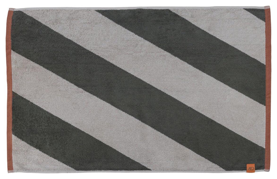 Mette Ditmer DIAGONAL Badrumsmatta Grön 50×80 cm Mette Ditmer