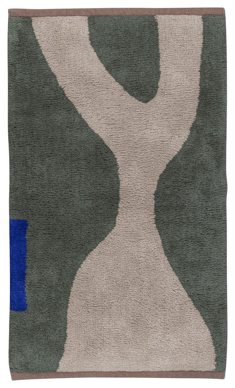 Mette Ditmer FIGURA Matta 50x80 cm – Mörkgrön Mette Ditmer