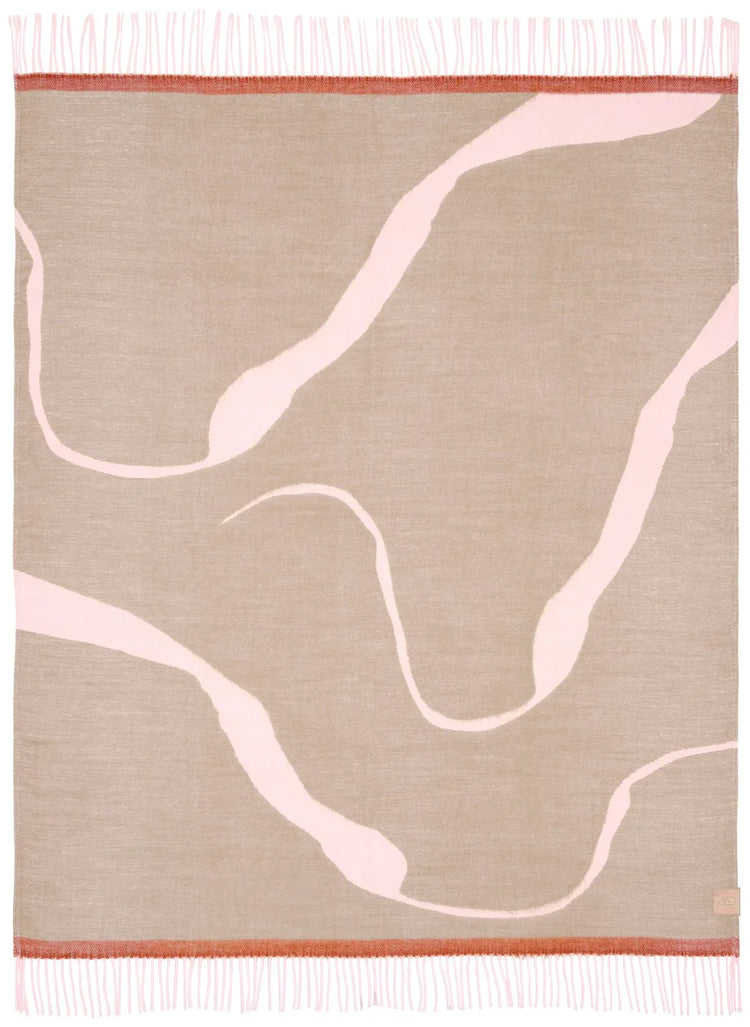 Mette Ditmer GALLERY Pläd 125×170 cm - Latte Mette Ditmer