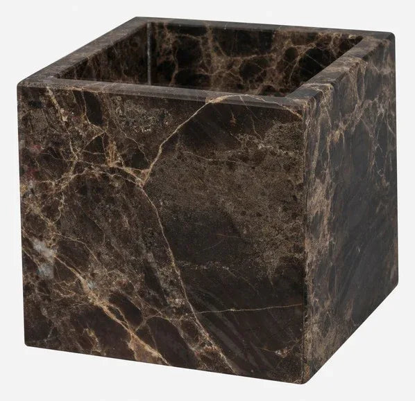 Mette Ditmer Brun Marmorkub 10x10 cm Mette Ditmer