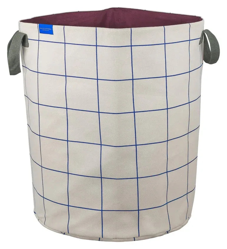 Mette Ditmer MESH Ø40 x H50 cm Tvättpåse - Blå / Vit Mette Ditmer